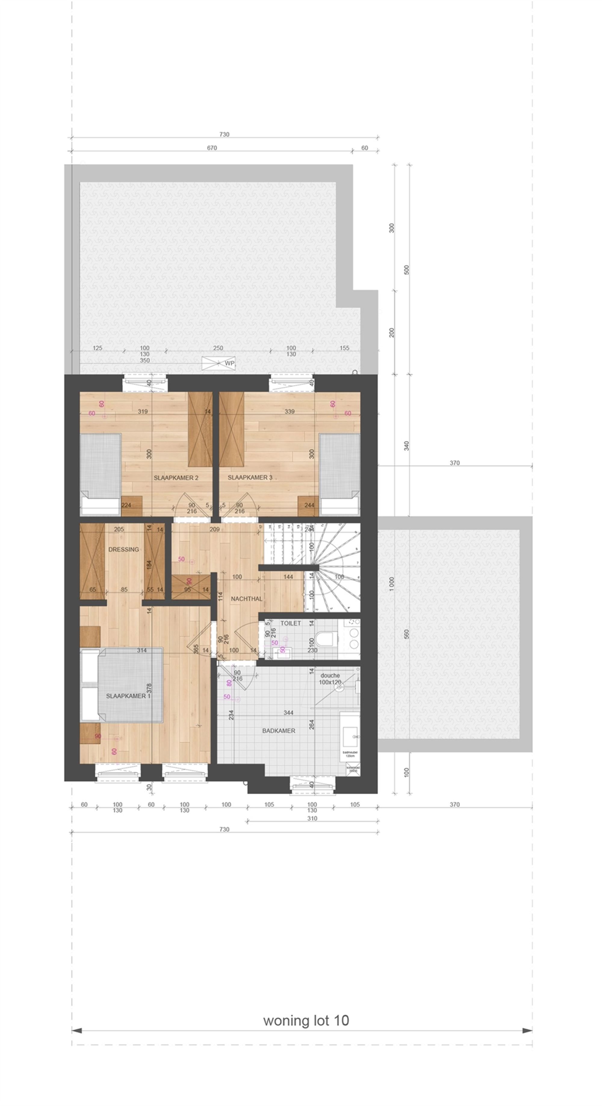 NIEUWBOUWWONING MET 3 SLAAPKAMERS UITERST CENTRAAL DOCH RUSTIG GELEGEN TE ZONHOVEN foto 10