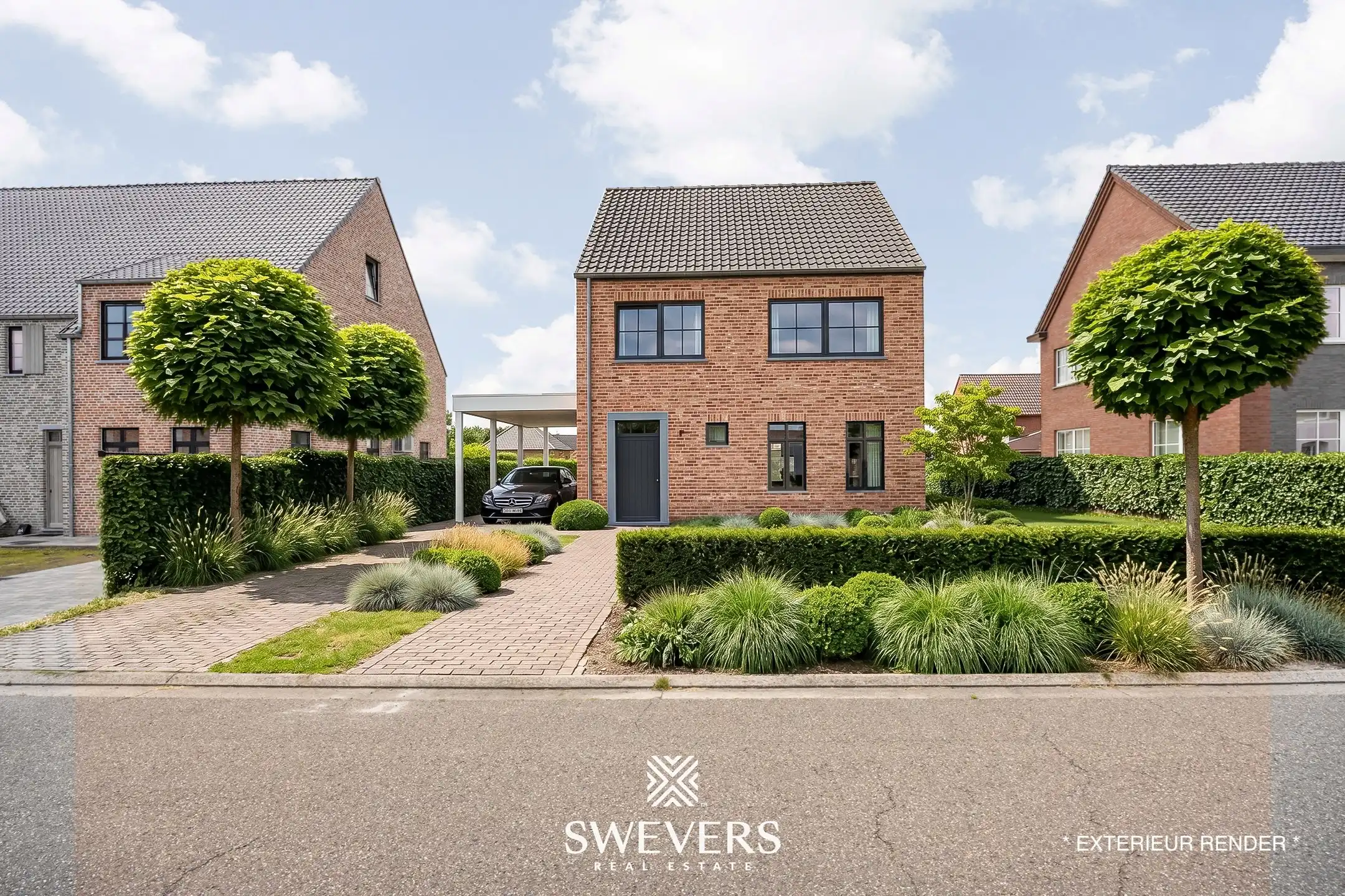 Rustig gelegen bouwgrond met zuidwestelijke oriëntatie in doodlopende straat met omliggend agrarisch gebied foto {{pictureIndex}}