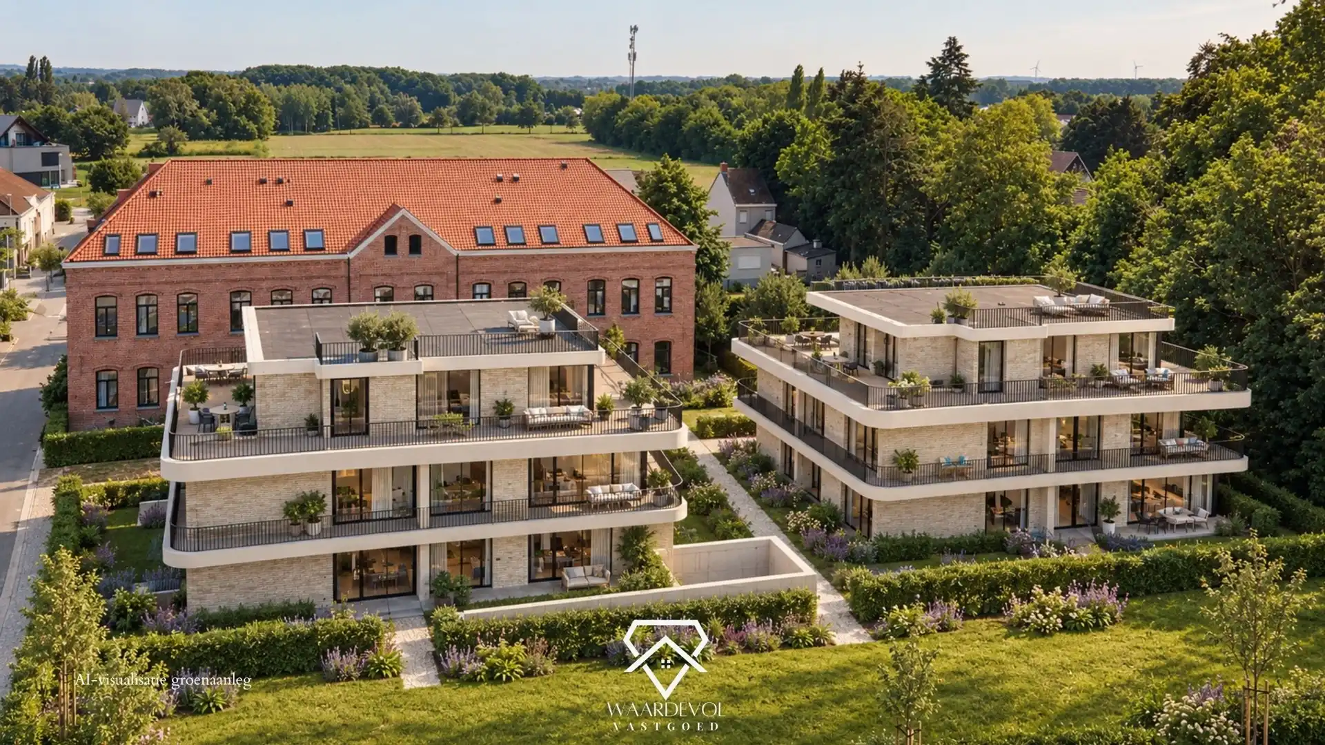 Gelijkvloers wonen in het groen: ruim tweeslaapkamerappartement met terras (6% btw!) foto 6
