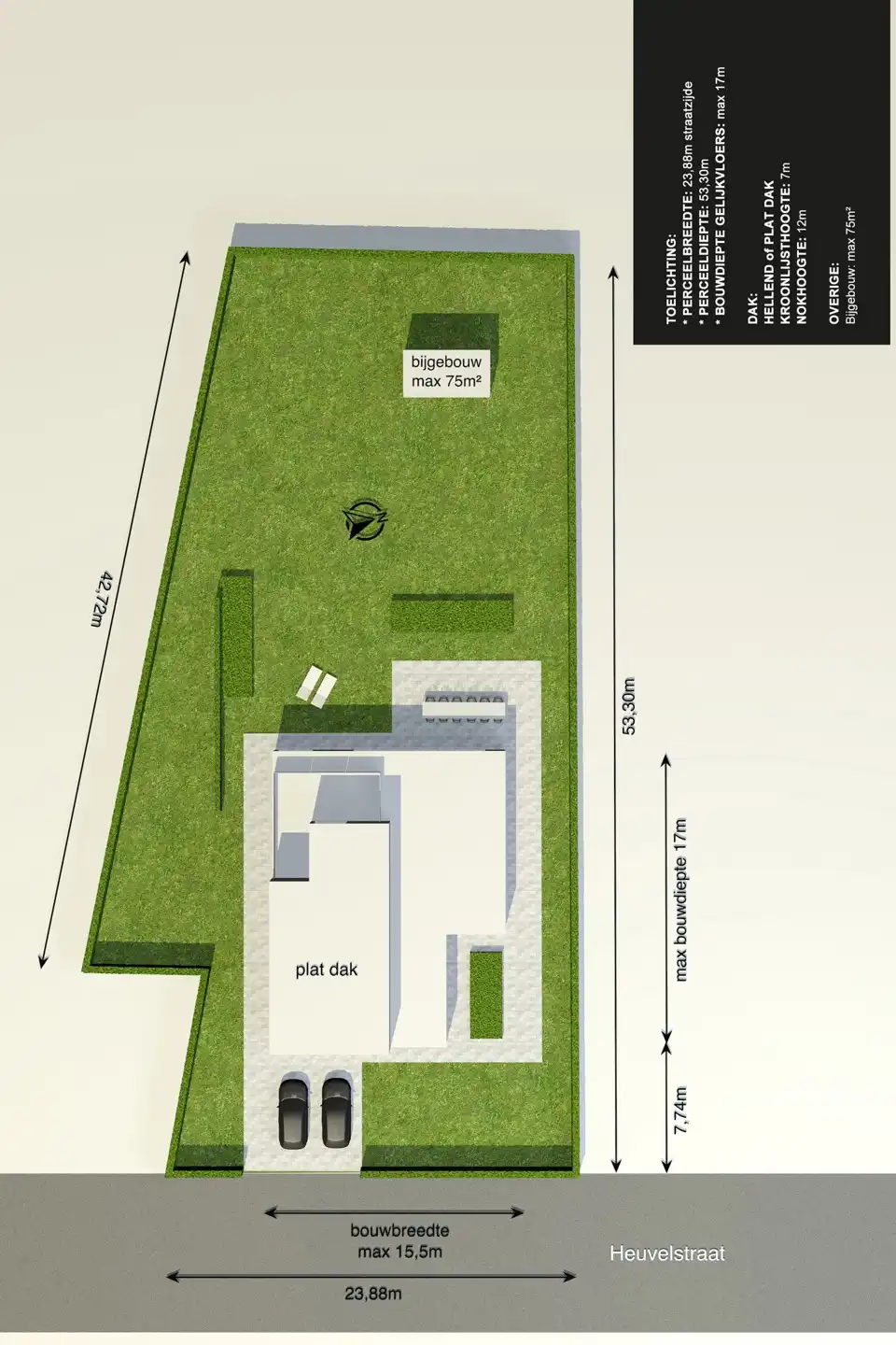 Bouwgrond van ca. 1.278 m² te koop in Hoogstraten foto 6