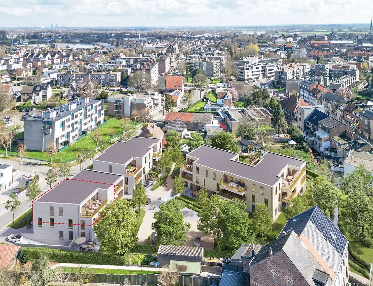 Nieuwbouw app (117m2) met 3 slk en ruim zuidgericht terras (22,5m2) foto 2