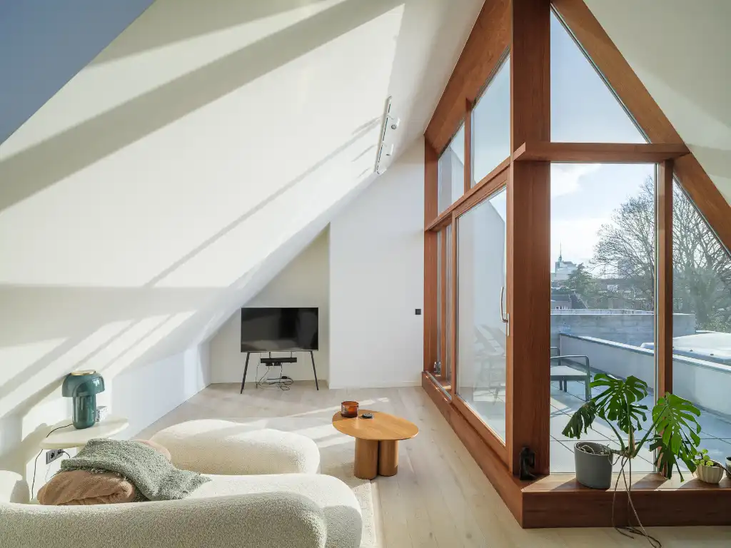 Architecturaal 3-­slaapkamerappartement met twee terrassen in het centrum van Gent. foto 2