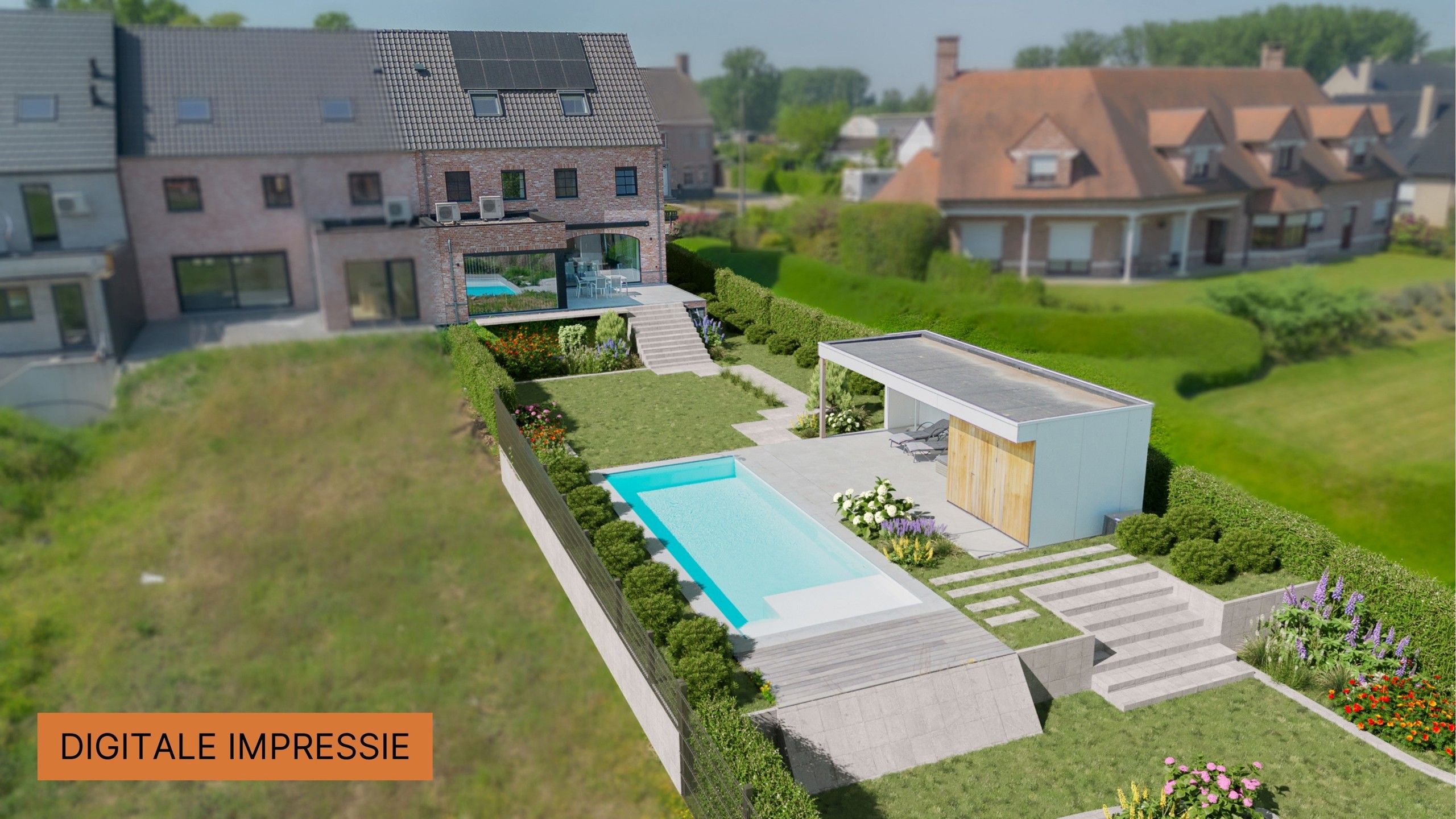 OTTERGEM - exclusieve eigendom met 4 slpk, tuin en zwembad! foto 35