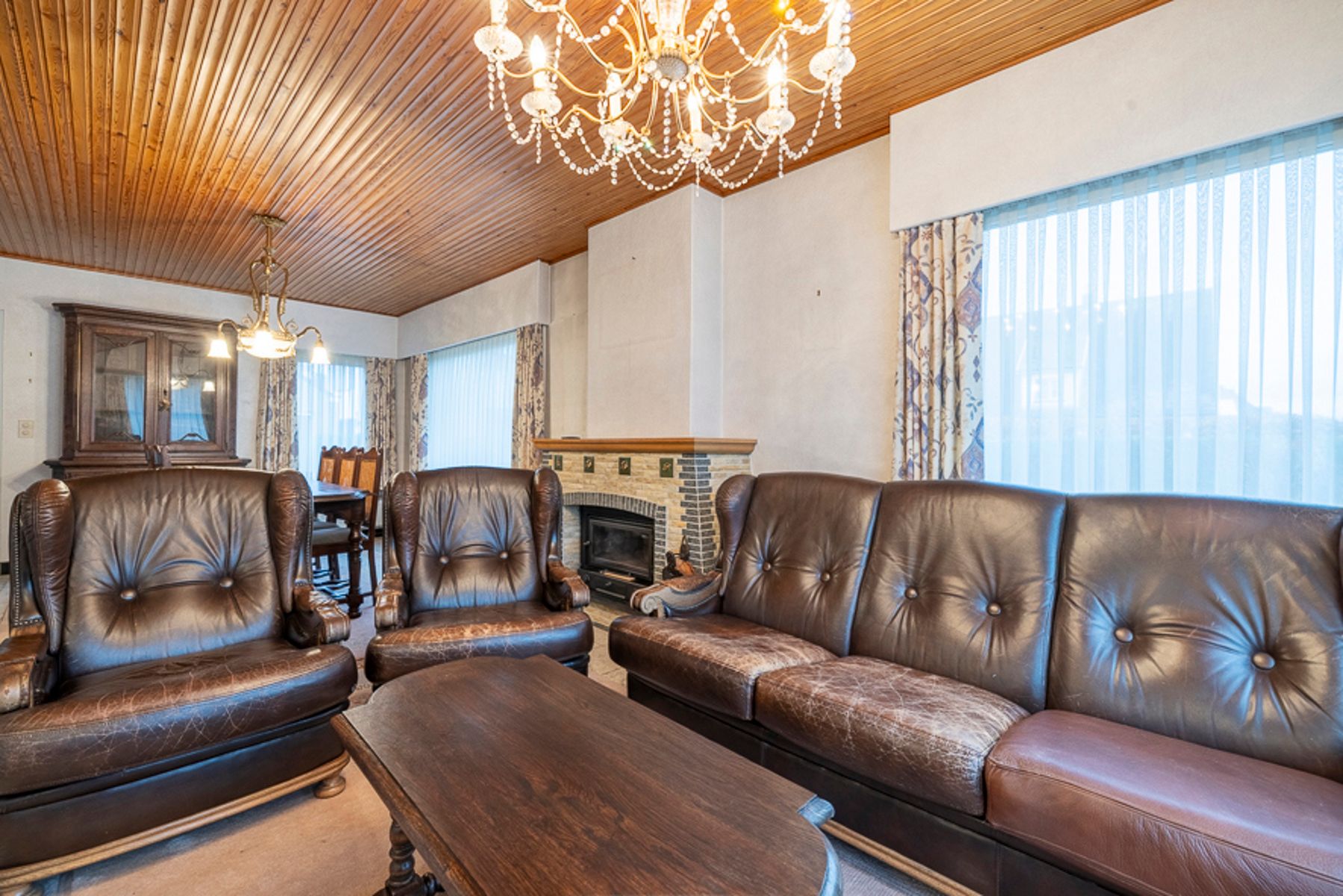 Halfopen bebouwing met 3 slpks, tuin en garage in Evergem foto 5