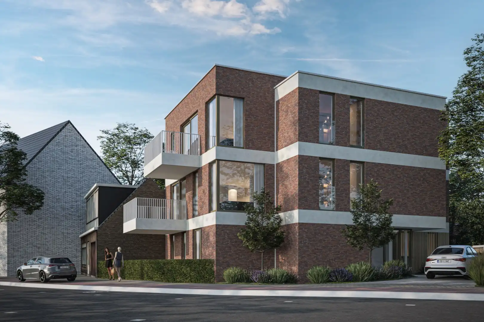 Schitterend nieuwbouw villa-appartement met 3 slaapkamers en ruim terras! foto {{pictureIndex}}