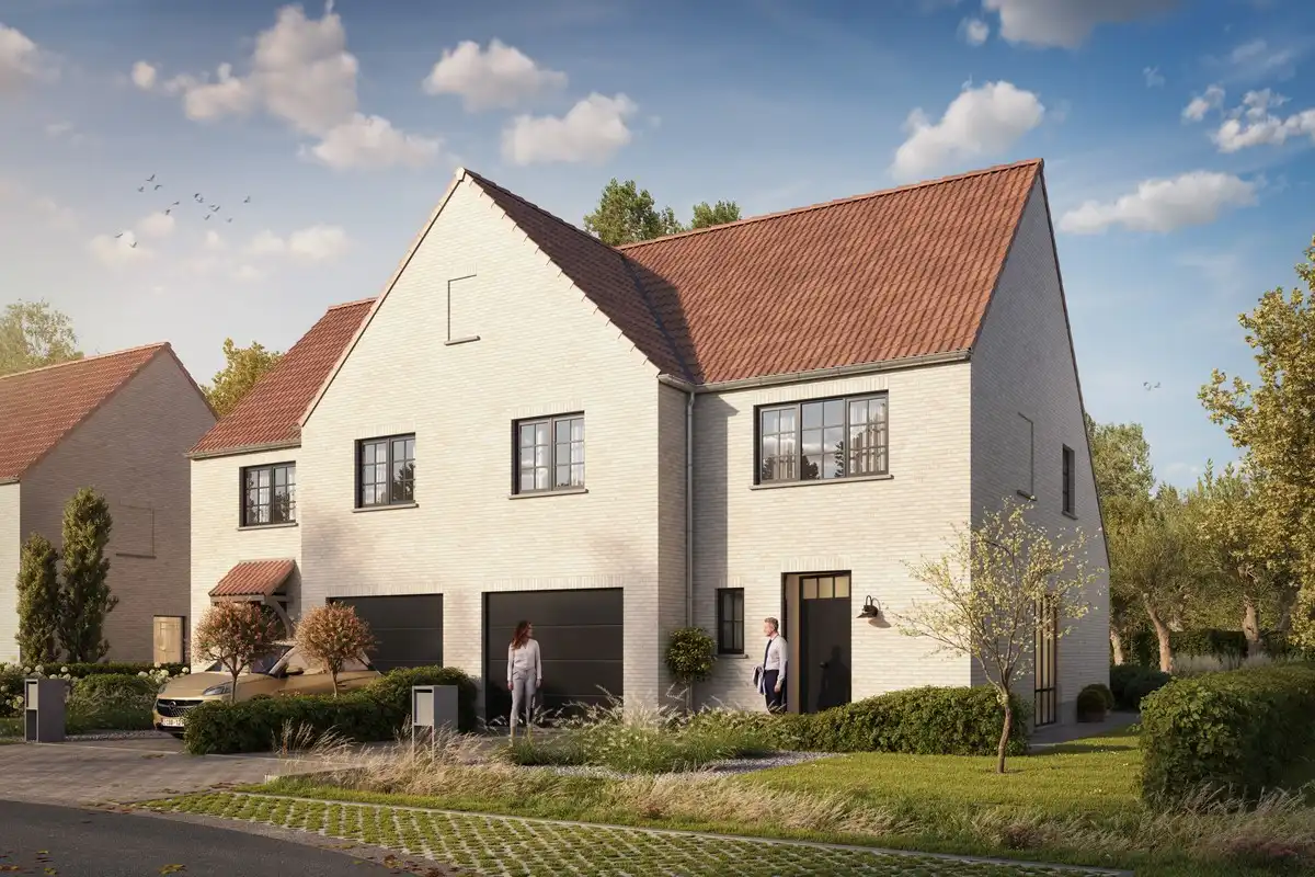 Rustige gelegen halfopen nieuwbouwwoningen in De Haan foto 2