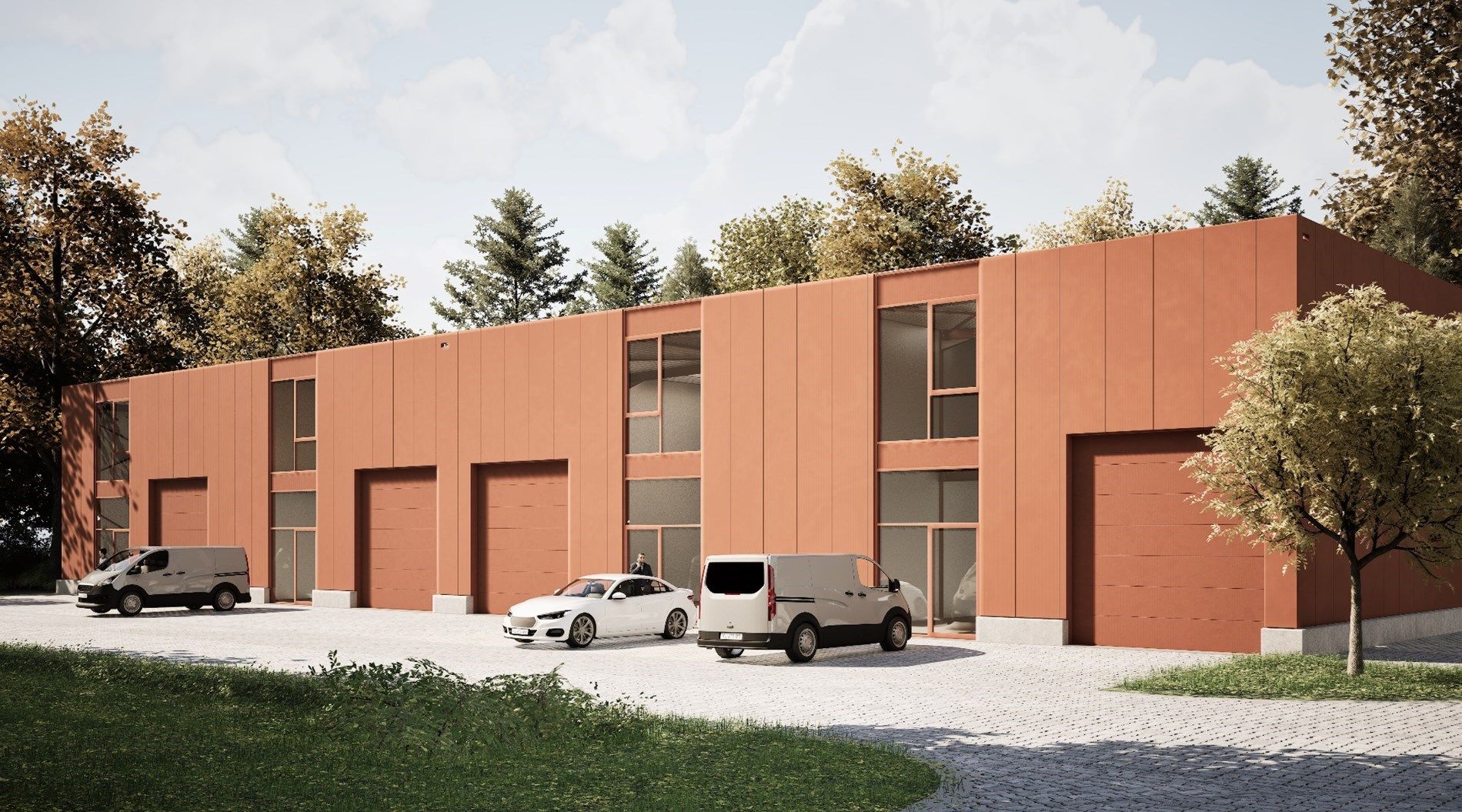 MANEBORN - KMO UNIT 1 - 125m² + 152m² CONCIERGEWONING - nabij E-314 foto 3
