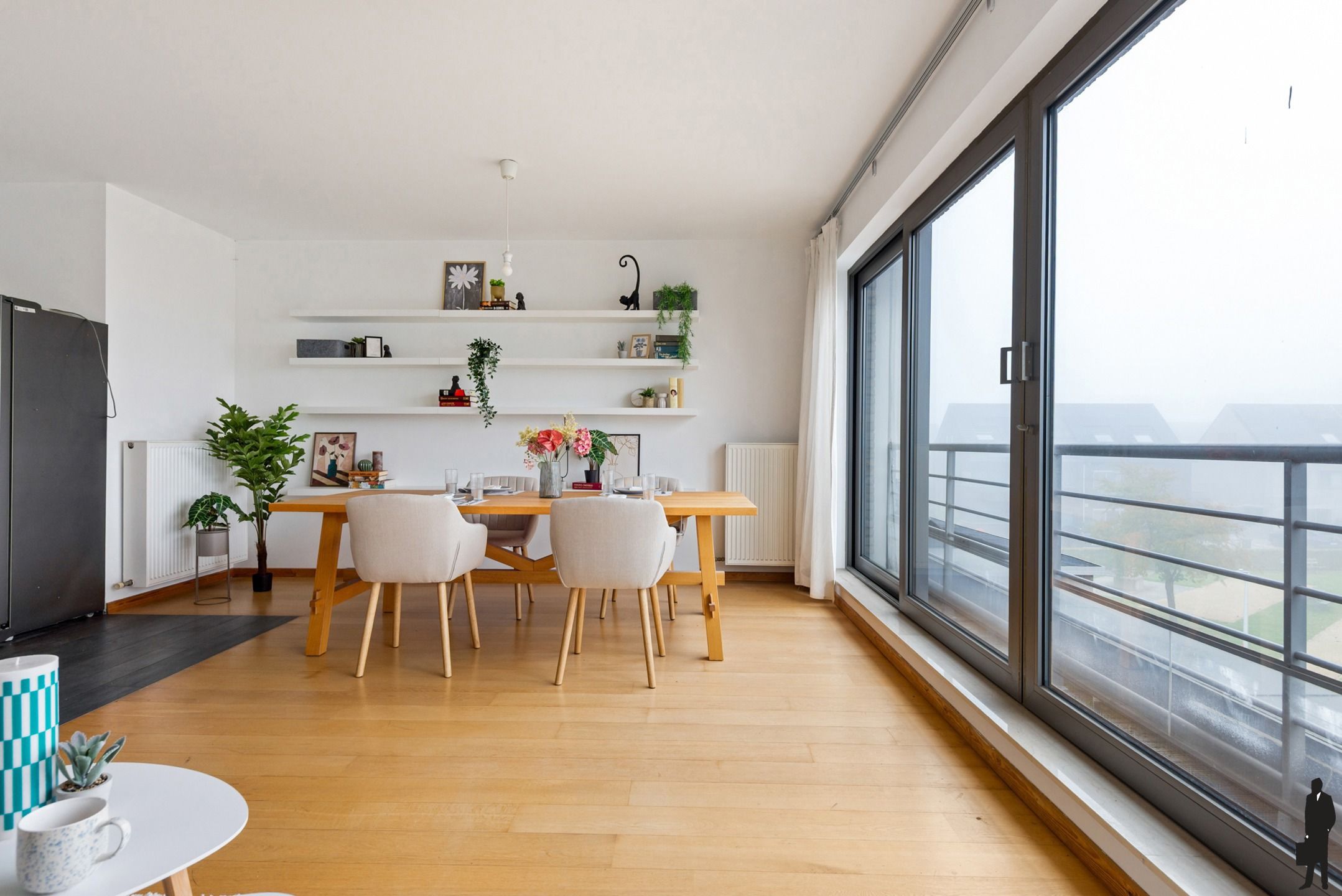 Energiezuinig appartement met 2 slpks, terras én garagebox  foto {{pictureIndex}}