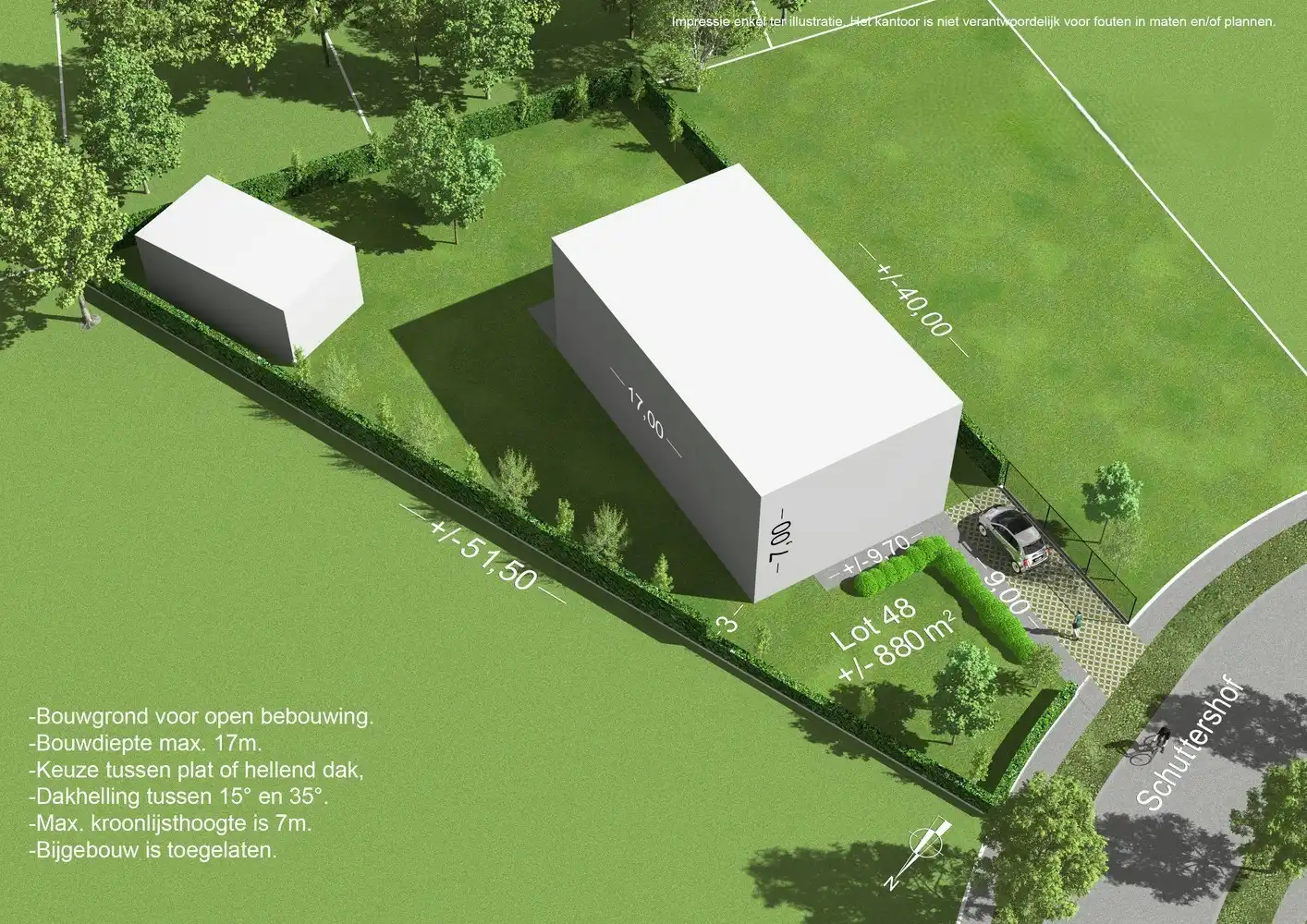 Bouwgrond open bebouwing op perceel van 911 m² te Berlaar foto 2