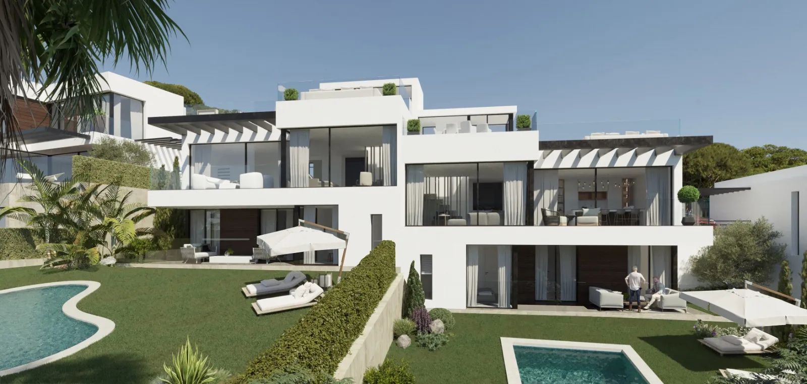 Moderne luxe nabij de zee - vrijstaande villa's in Mijas Costa foto 9