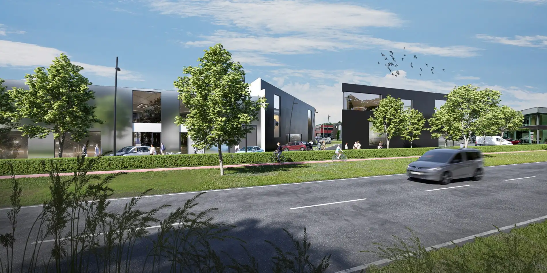 PARK AS: Splinternieuwe KMO-unit van 144 m² met flexibele invulling en professionele uitstraling. foto 4