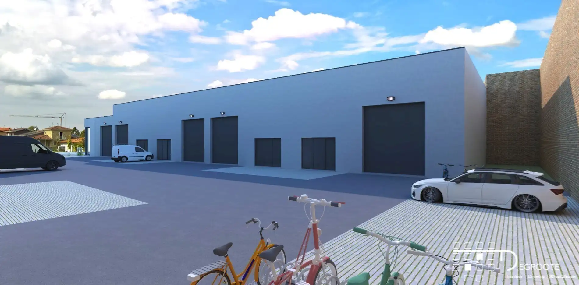 Nieuwbouw KMO-Unit in Waregem/Sint-Eloois-Vijve incl. 2 standplaatsen (Unit 10) foto 9