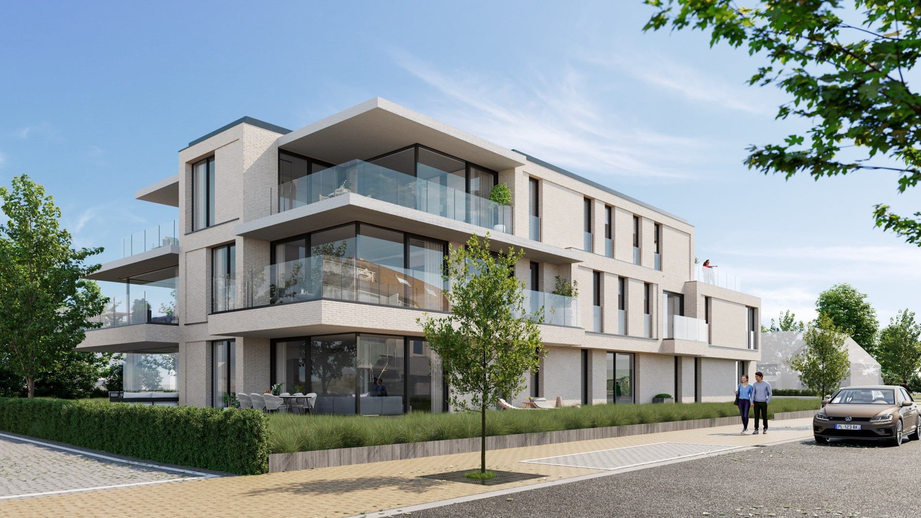 Nieuwbouw residentie te Sint-Idesbald foto 1