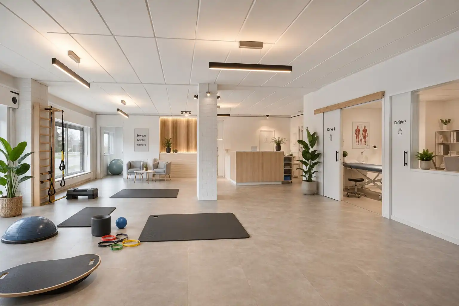 Ruim handelspand met woonst en potentieel voor kine-, paramedische of bewegingspraktijk foto {{pictureIndex}}