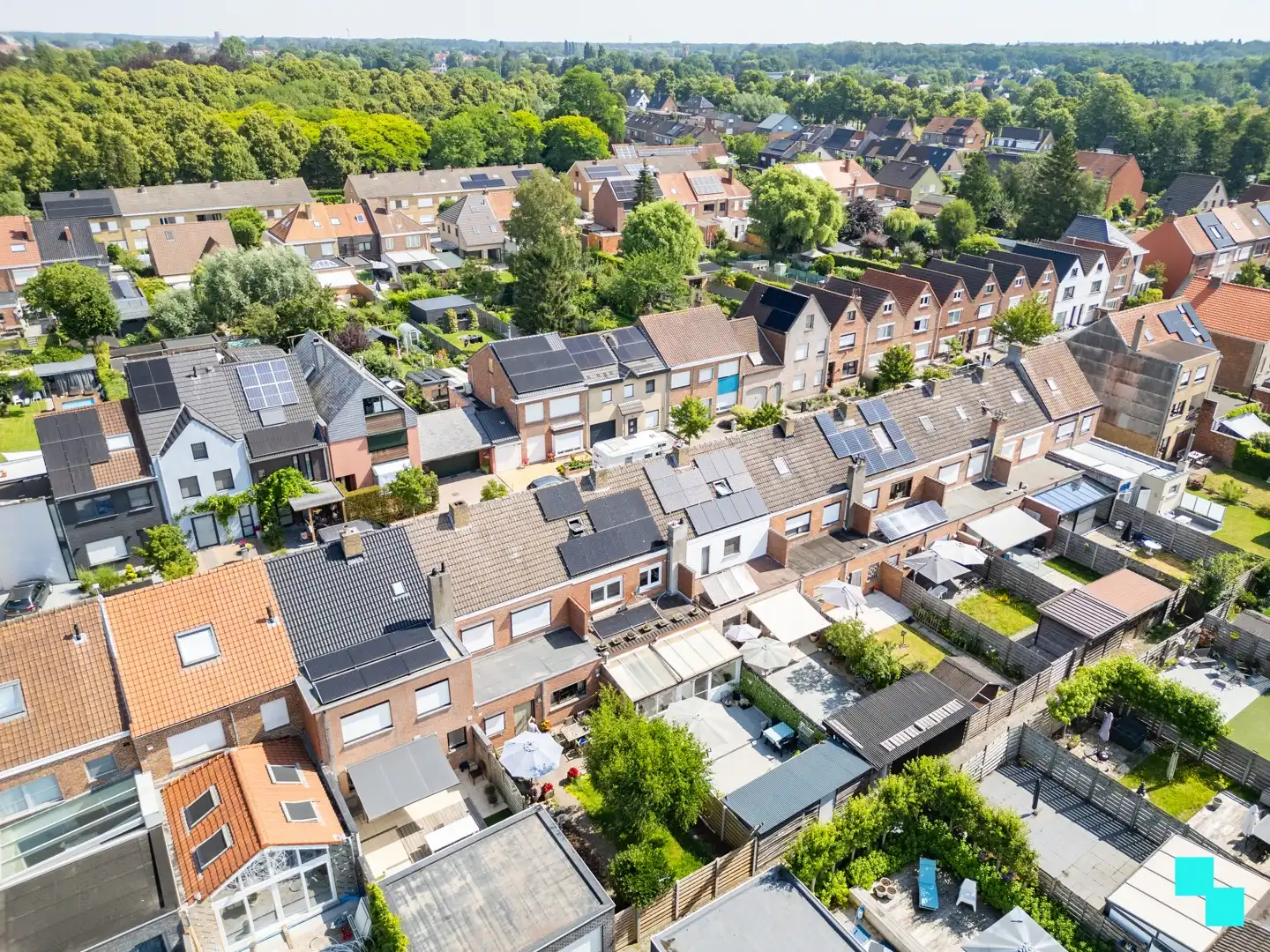 Zuidgerichte woning met uitweg en aparte garage - Assebroek foto 31
