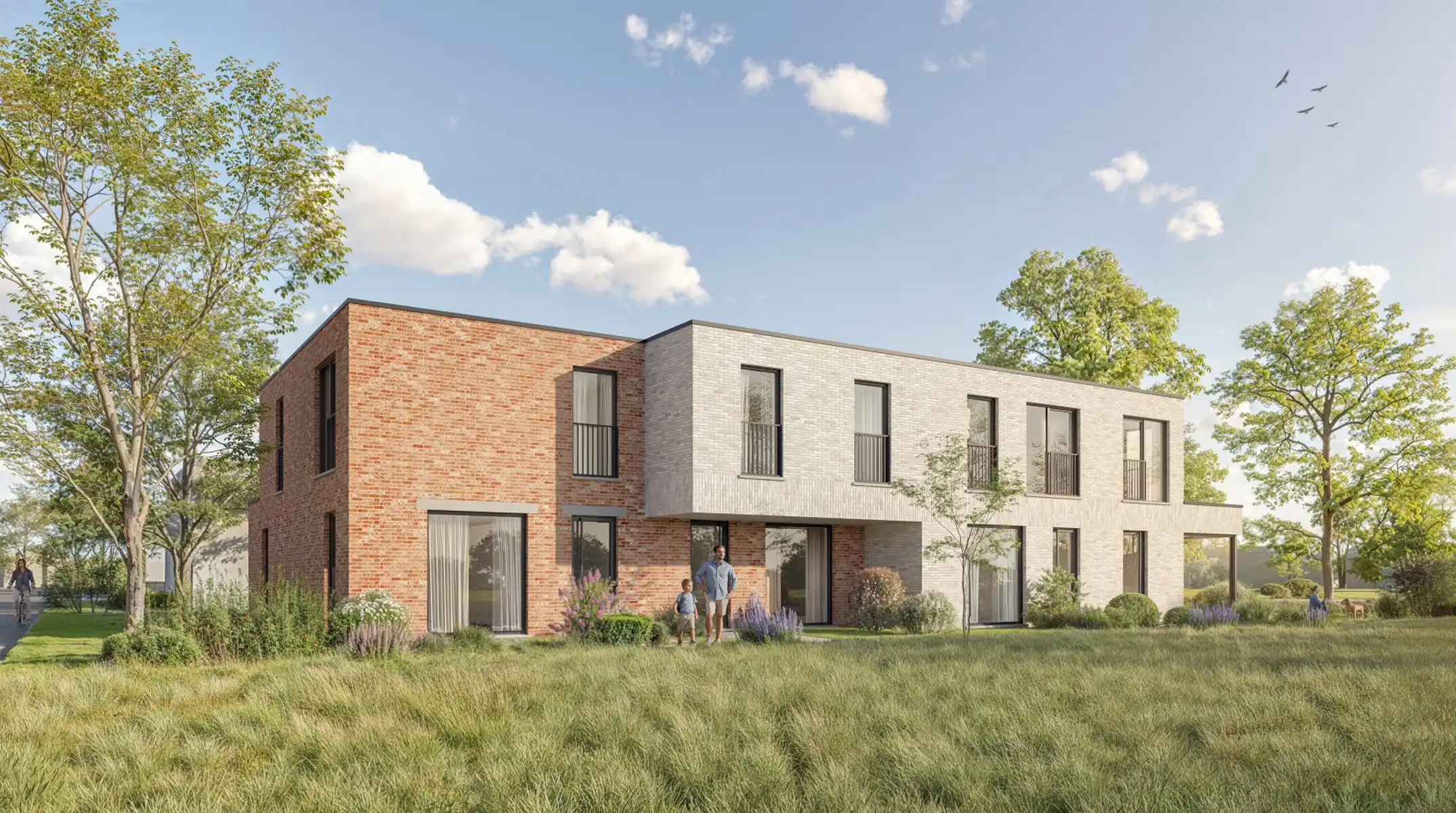 Halfopen woning in een rustig parkdomein foto {{pictureIndex}}