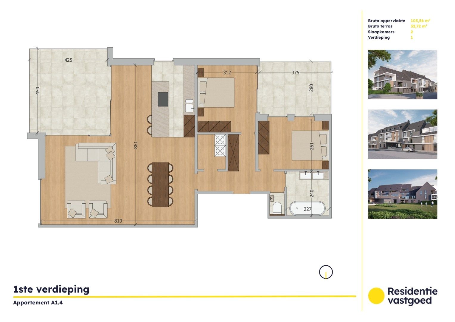 Appartement te koop Zandvoordsestraat 25 -/A1.4 - 8460 Oudenburg