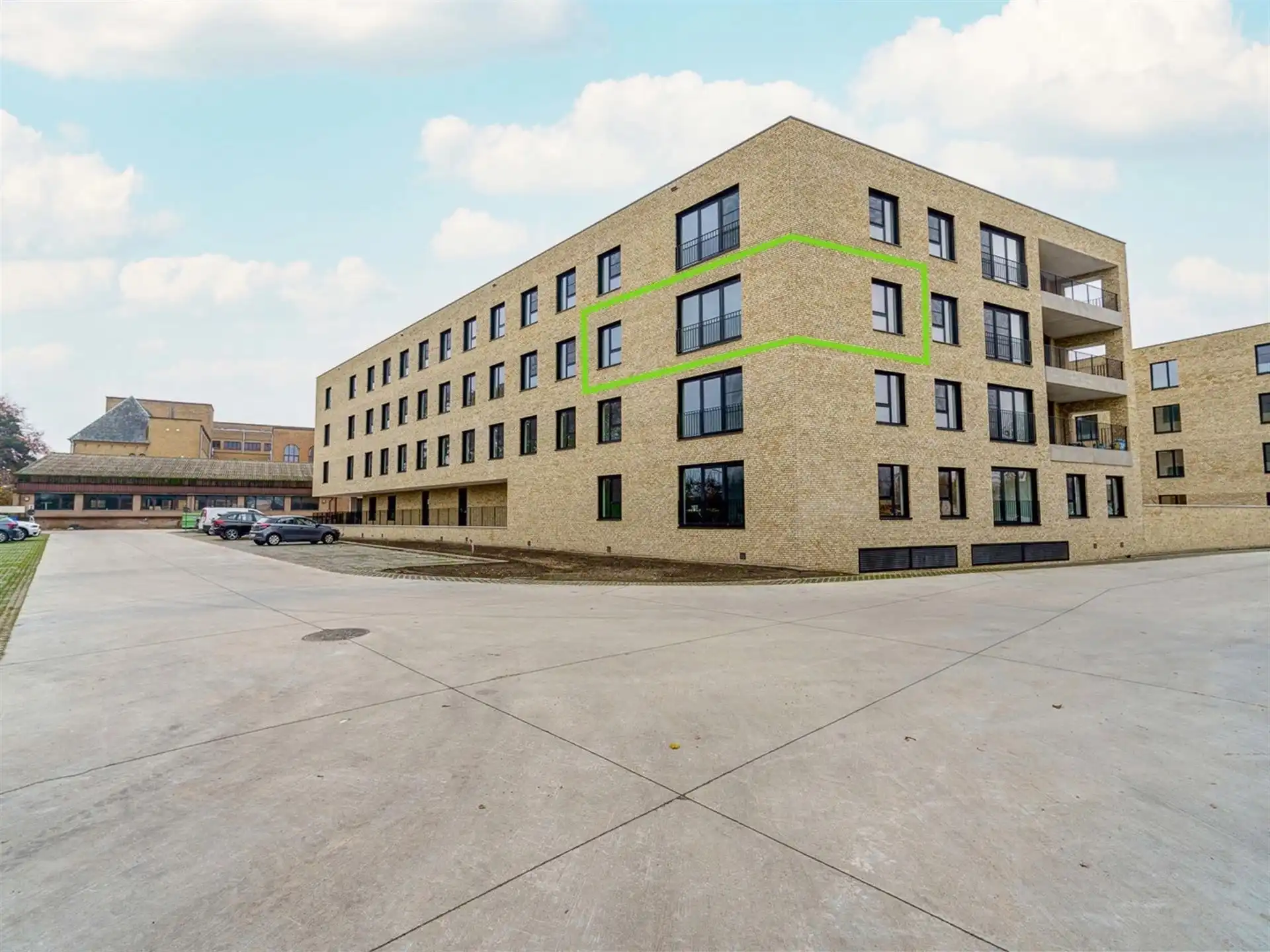 Modern 1-slpk. app. aan het Borgersteinpark in Sint-Katelijne-Waver foto {{pictureIndex}}