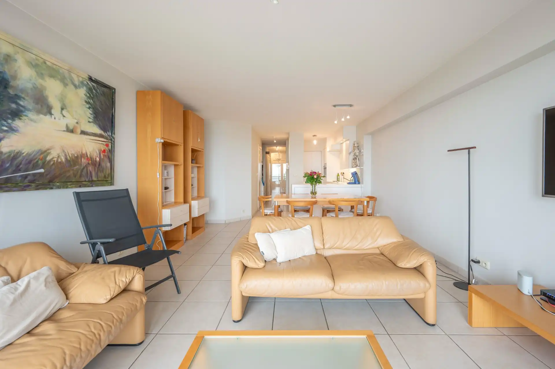 Gemeubeld - appartement op een ideale verdieping met frontaal zeezicht aan het Albertstrand! foto 5