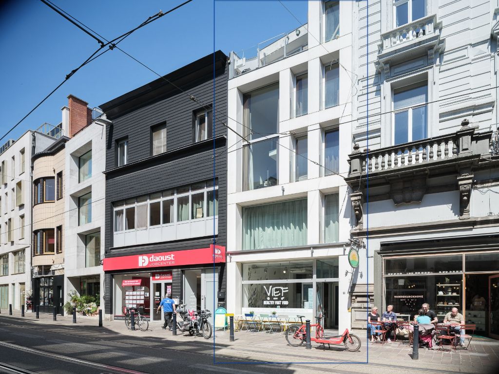 Opbrengsteigendom met bewezen rendement op toplocatie in Gent foto {{pictureIndex}}