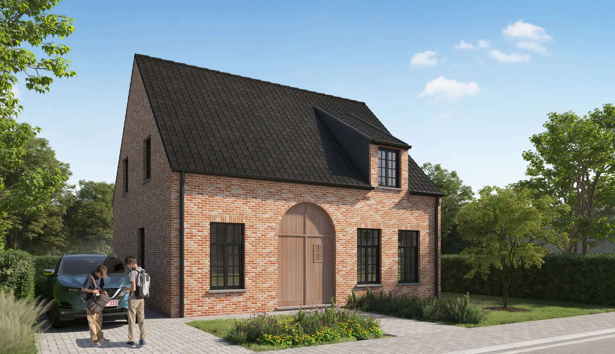 Vrijstaande nieuwbouwwoning foto {{pictureIndex}}