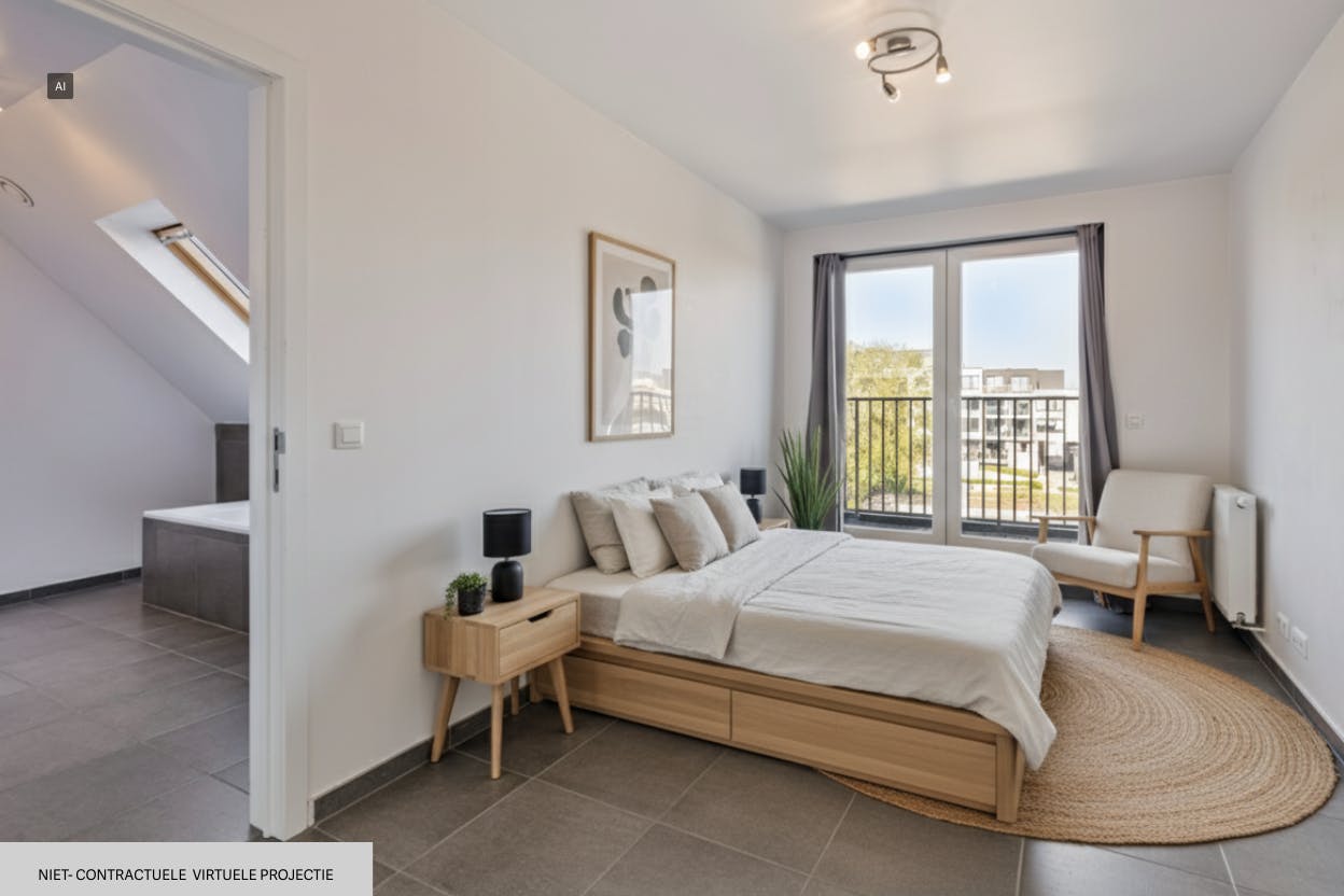 1-slaapkamerappartement met autostaanplaats te koop in Lauwe foto 6