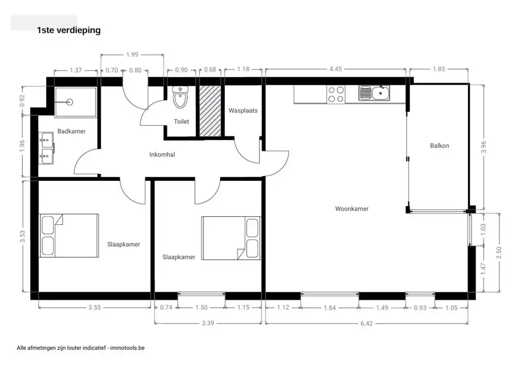 Hoogwaardig 2 slpk appartement met terras foto 13