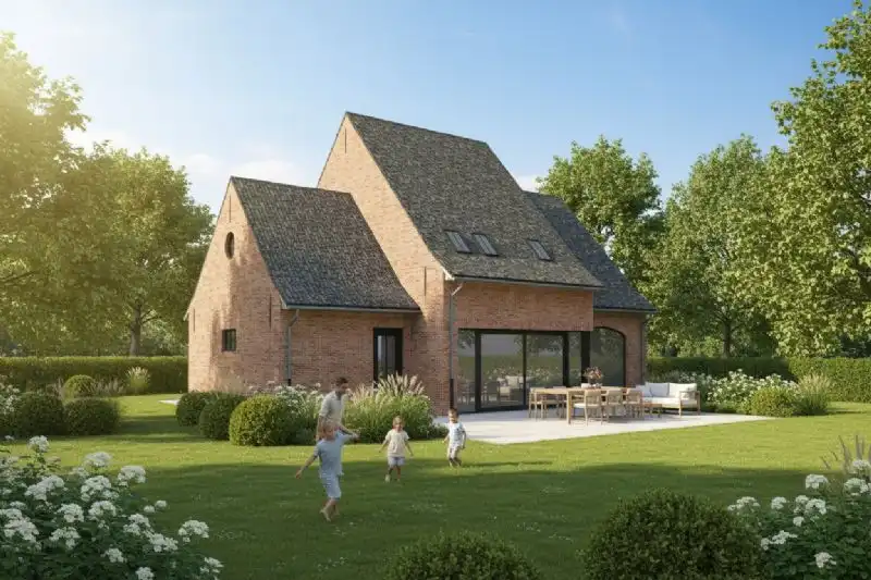 Nieuw te bouwen alleenstaande woning te Voormezele. foto 2