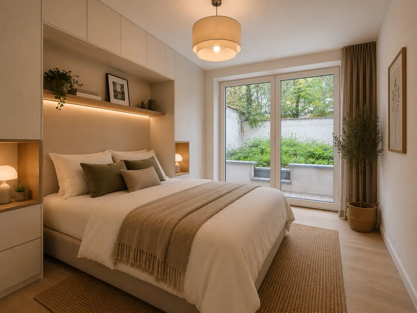 Prachtig gerenoveerd 2-slaapkamerappartement met tuin foto 17