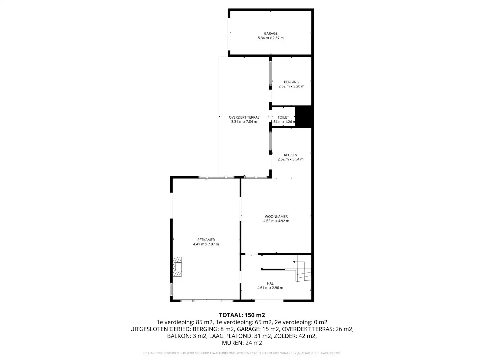 Rustig gelegen, degelijk, op te frissen huis met potentieel  foto 15