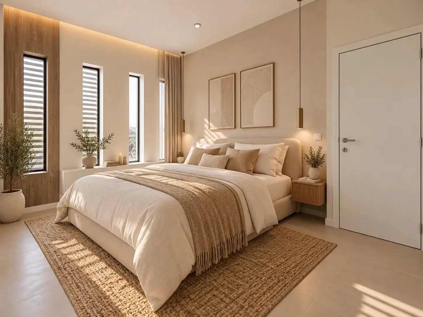 Luxueus en modern afgewerkt gelijkvloers appartement met tuin en 1 slaapkamer. foto 8