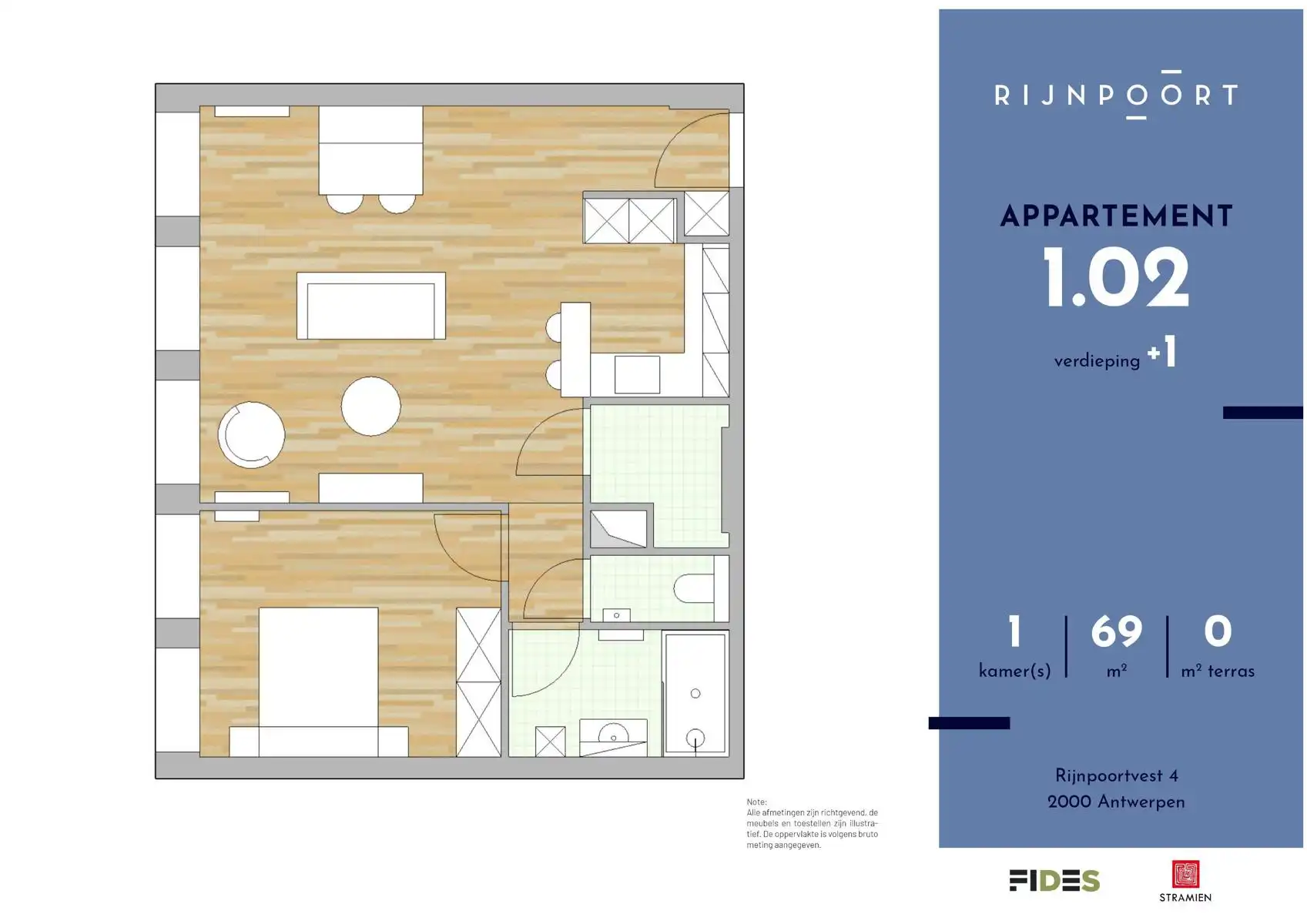 Gezellig appartement met 1 slaapkamer. foto 8