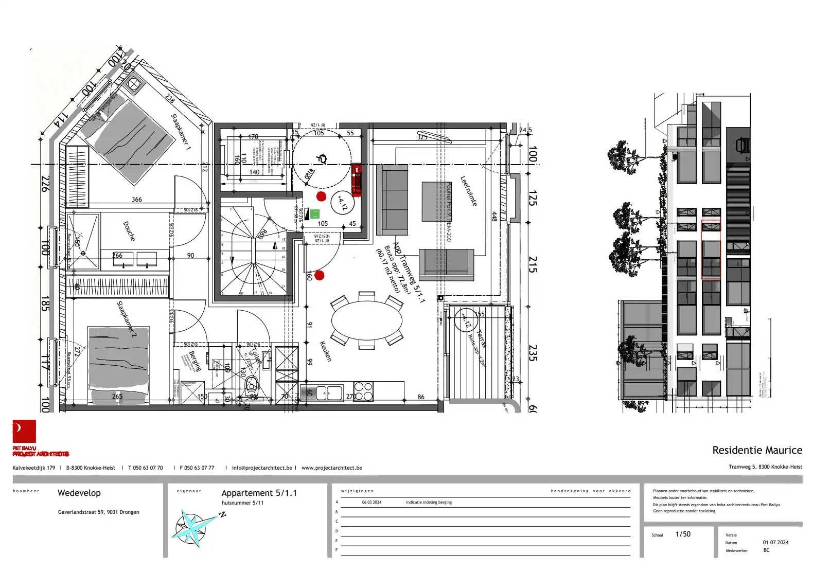 Exclusief wonen in Residentie Maurice, hartje Knokke-Heist! foto 9