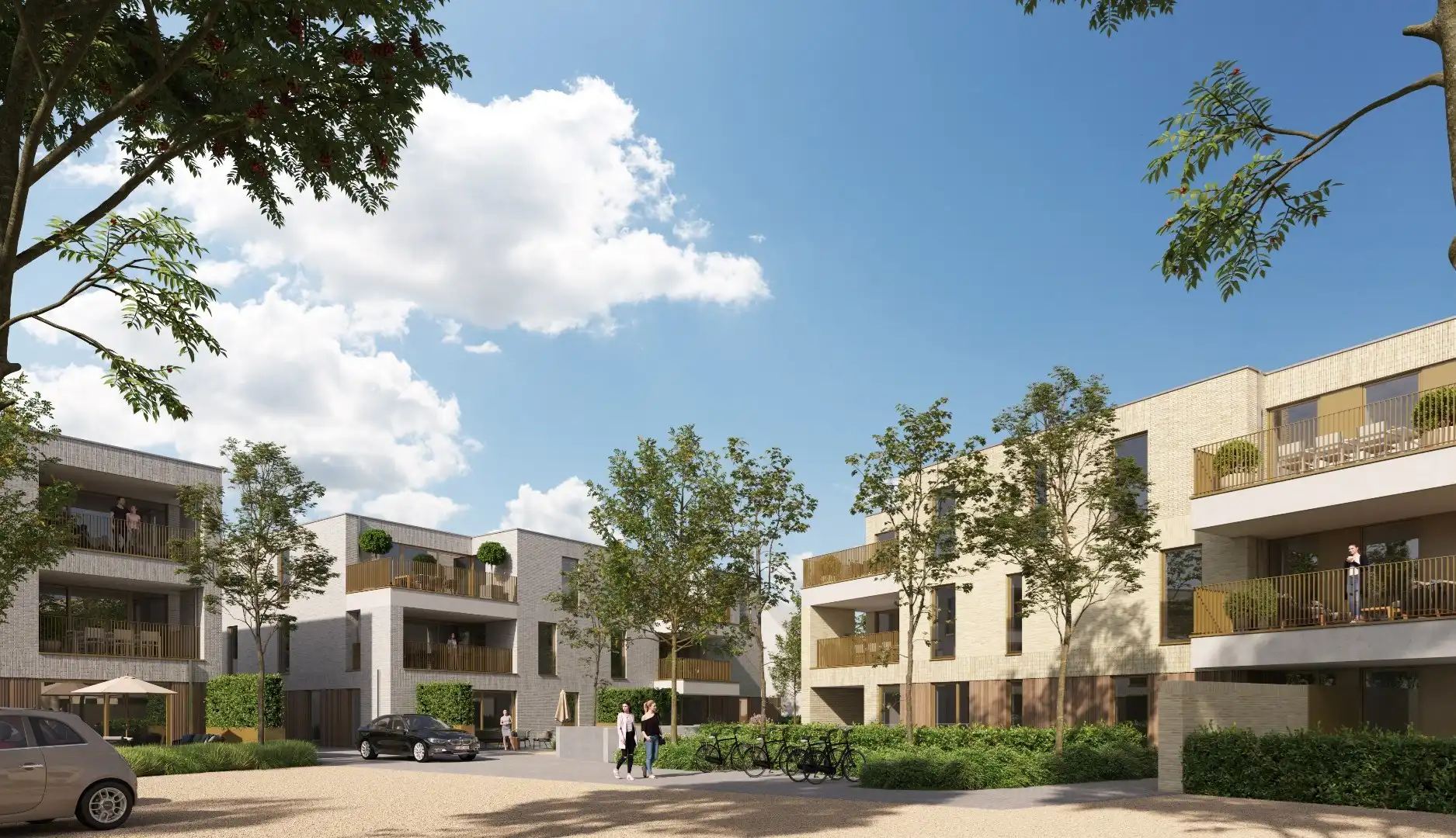 Nieuwbouwappartement met twee slaapkamers en terras van 16,40m² foto 2