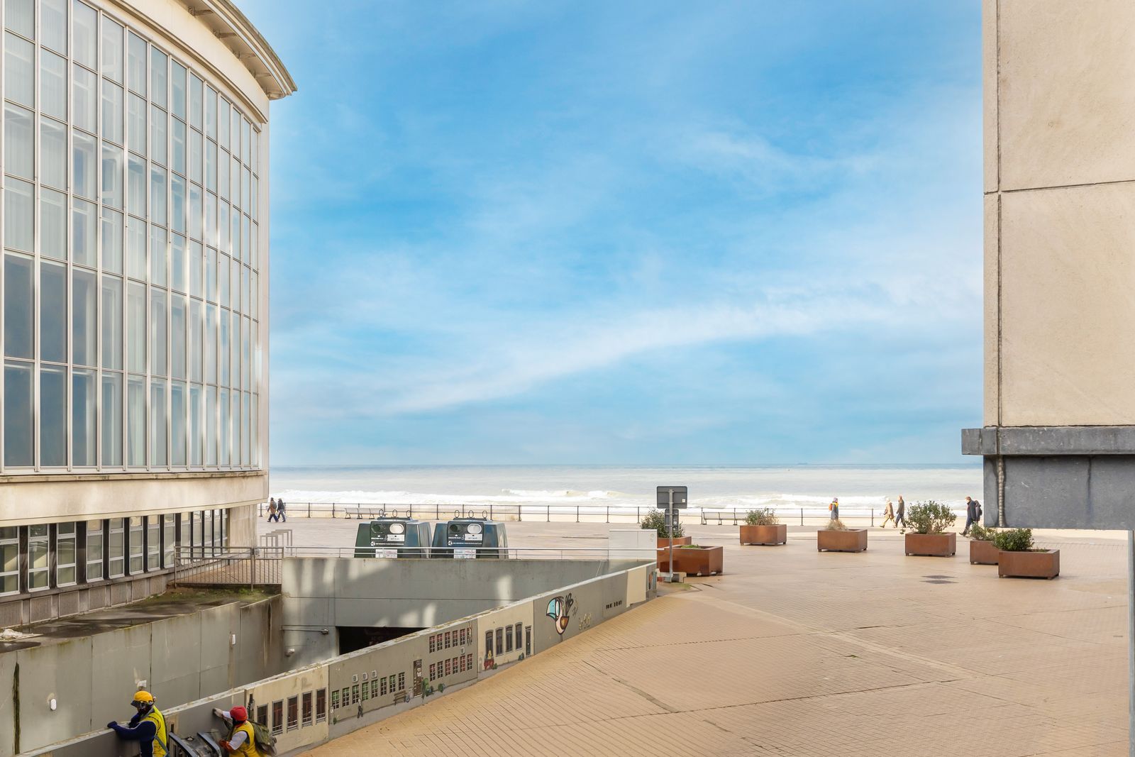 Modern appartement met 2 slaapkamers en lateraal zeezicht in Oostende foto 15