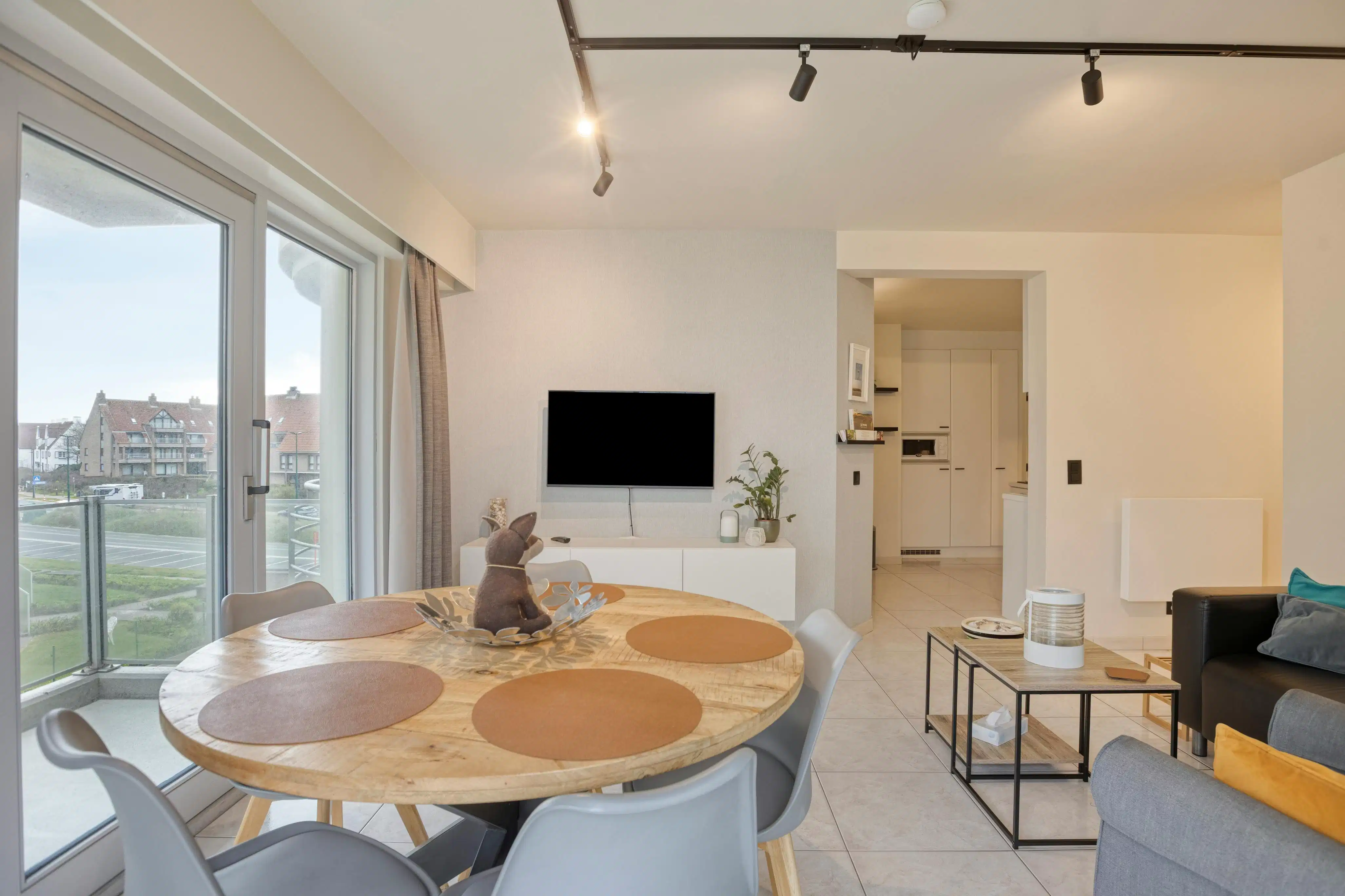 Hoekappartement met 2 slaapkamers en zeezicht in De Panne foto 4