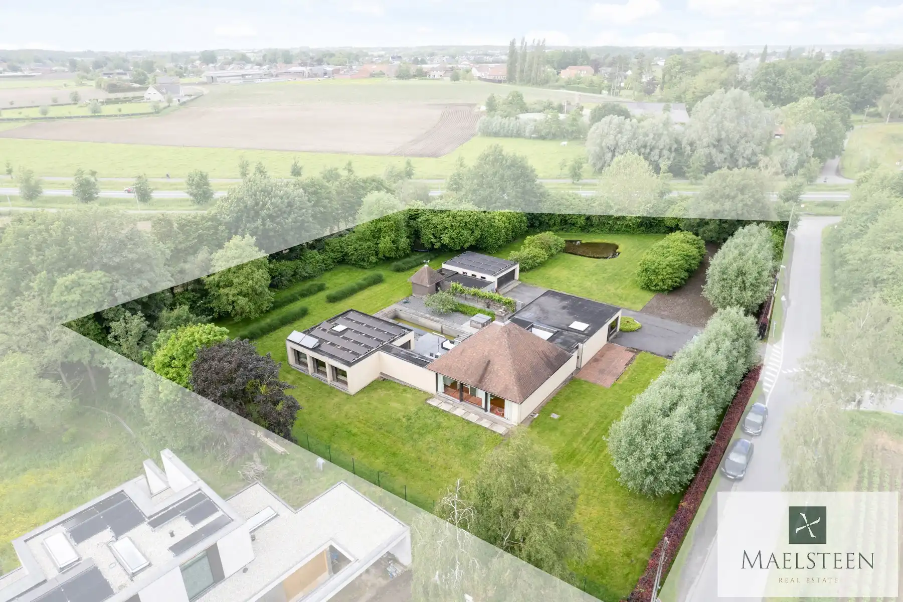 Architectenwoning op 5.231 m² te Torhout (Groenhove) foto 5