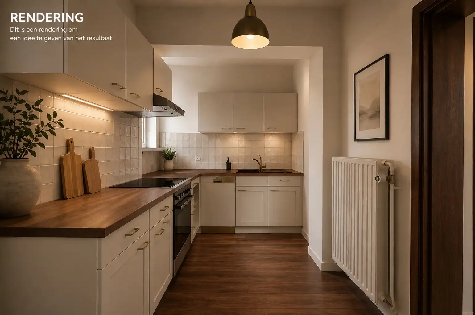 ruim breedhuis met 2 puntgevels aan de Brugse Reien met vergunning voor totaalrenovatie en twee private parkeerplaatsen foto 16