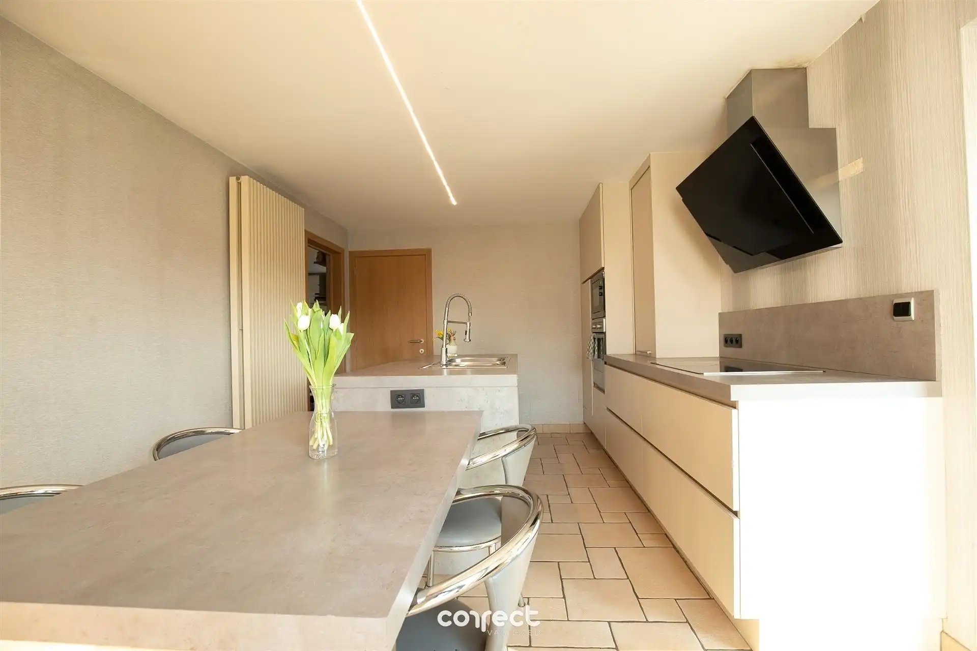 Ruime, open bebouwing met 5 slaapkamers en grote garage. foto 5