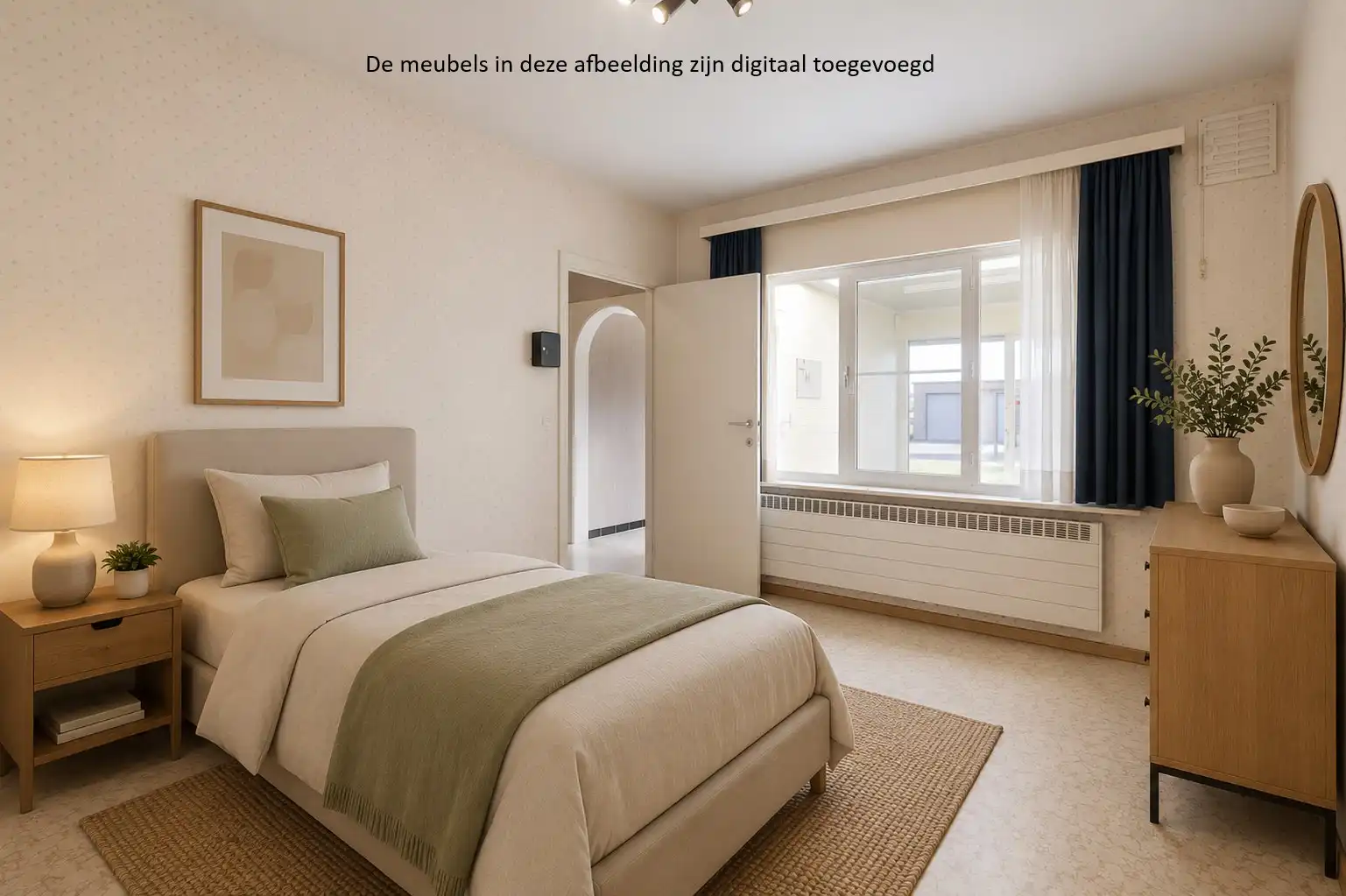 Gelijkvloers appartement met 2 slaapkamers, terras en tuin foto 16