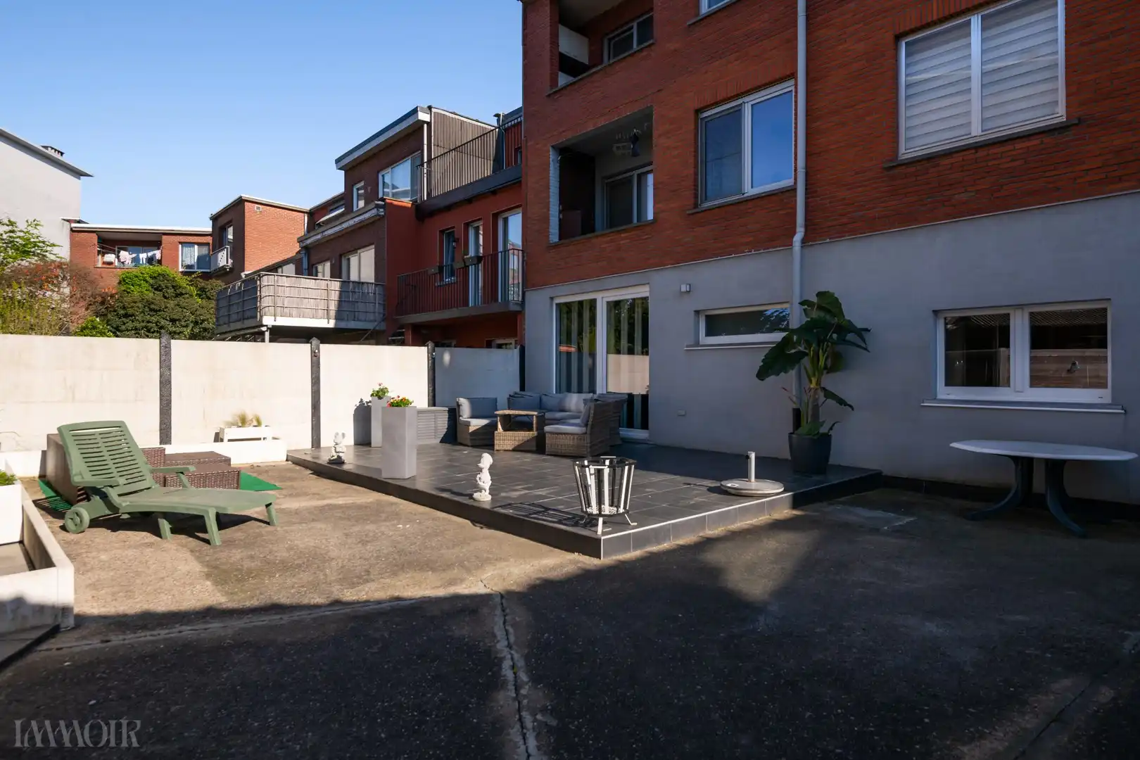 Gezellig gelijkvloers appartement met 3slpks en tuin. foto 22