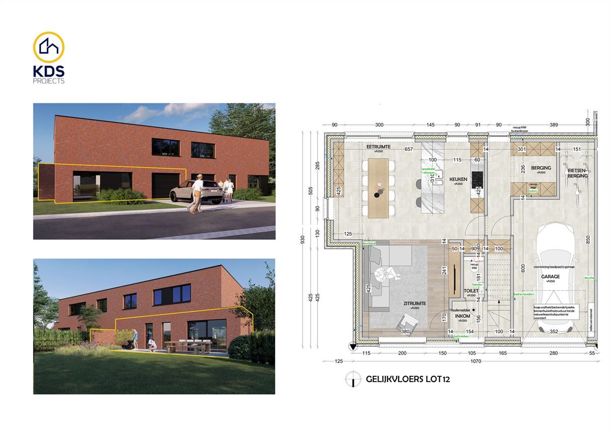 Nieuwbouw BEN-woning op 5a75ca met 3slk en 2bdk. foto 3