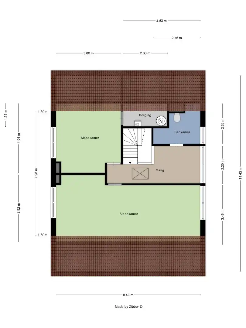 Ruime gerenoveerde villa met 5 slaapkamers en 2 badkamers, tuin en garage in Kessel-Lo, EPC-waarde 285 kWh/m²  foto 38
