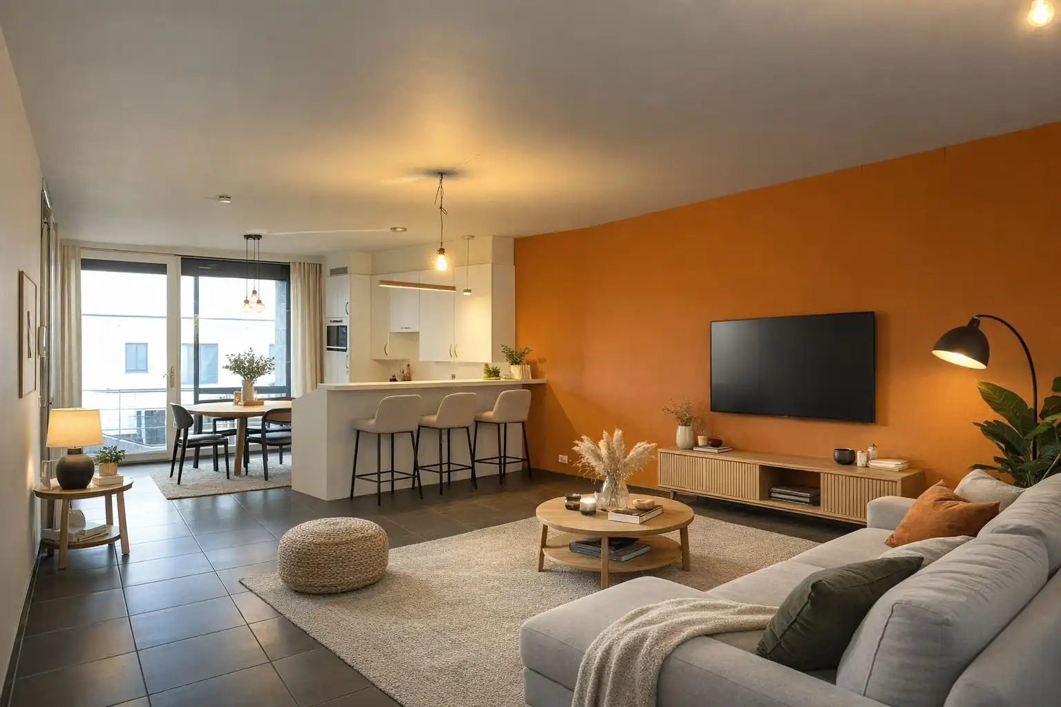 GEZELLIGE RIJWONING MET 3 SLPKS | KOER EN TERRAS foto {{pictureIndex}}