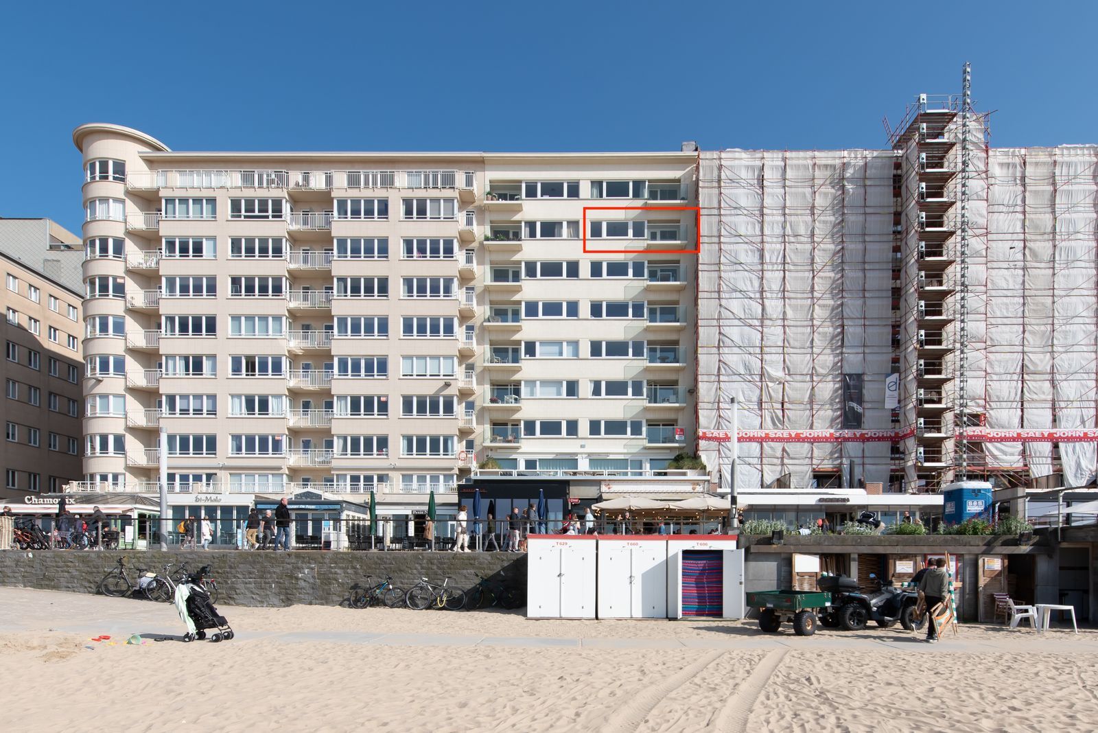 Charmant appartement met 3 slpk, frontaal zeezicht en terras foto 14