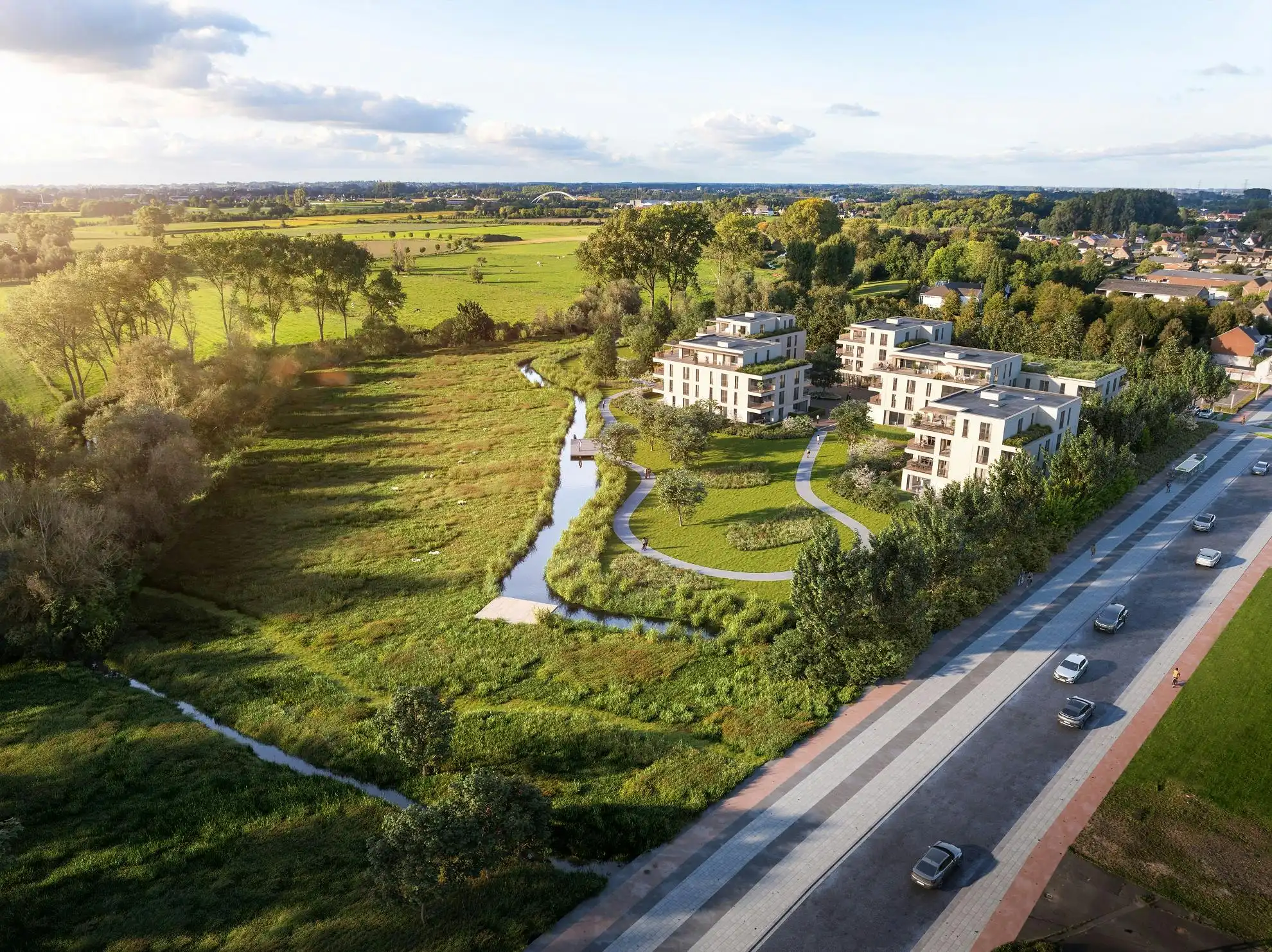 Nieubouwproject "Ode Leie" te koop in Zulte foto 11