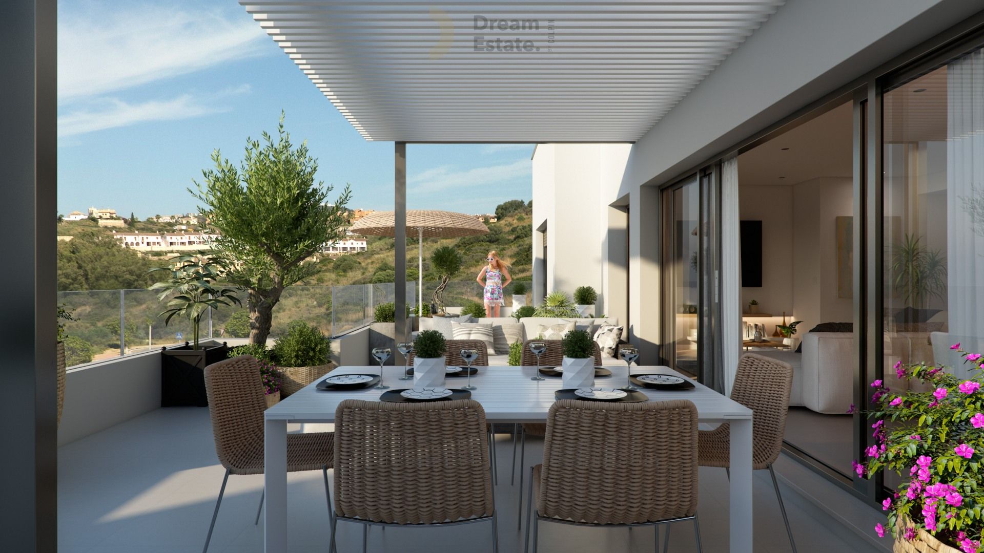 Vierslaapkamer type in het project Arrecife, Casares Costa. foto {{pictureIndex}}