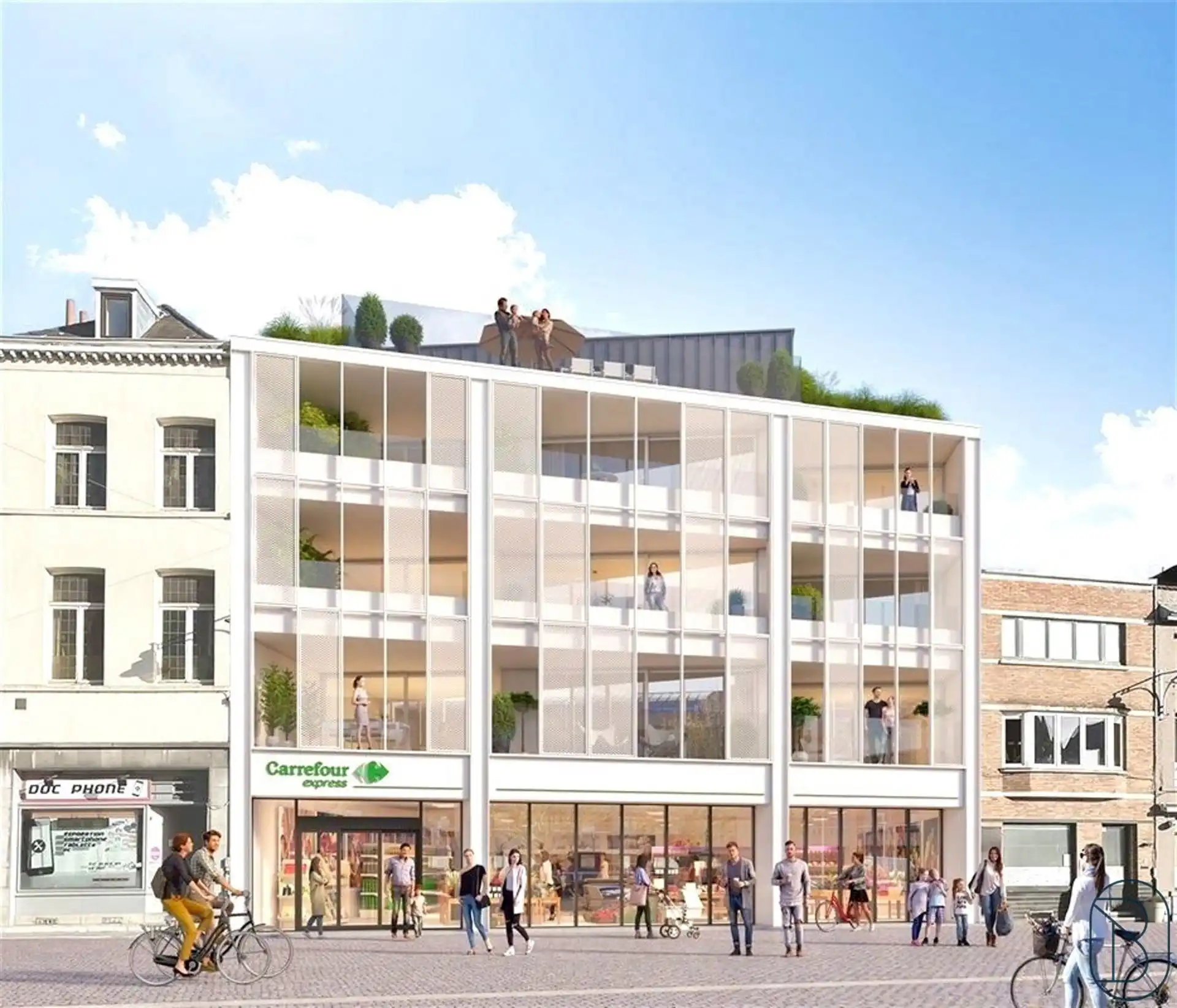 Luxe-app. met zuidgerichte terrassen, pal in het centrum! foto 3