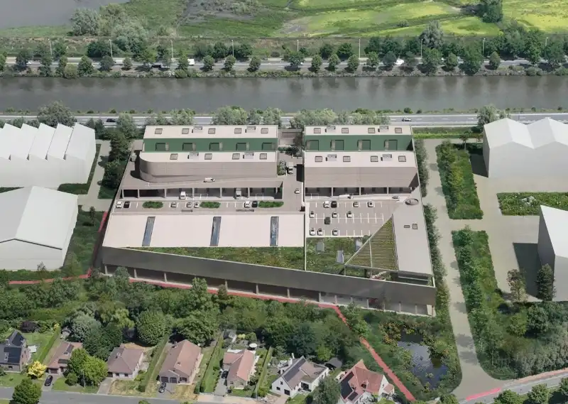 Nieuwe bedrijfsunit van 471 m² aan afrit R4 - Drongen foto 2