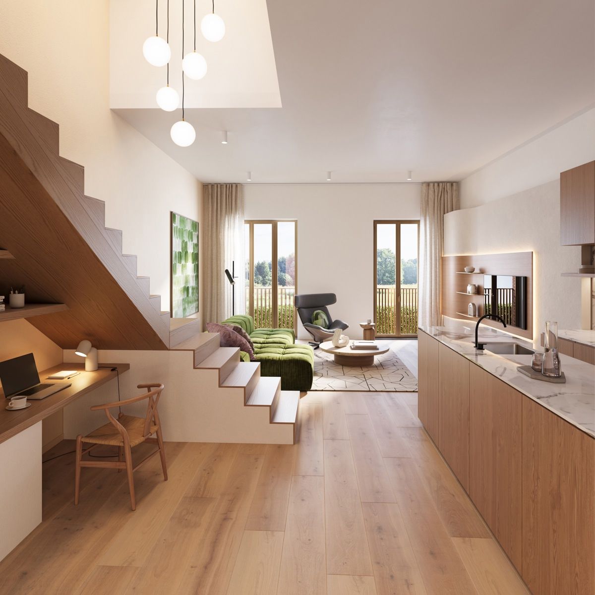 Nieuwbouw-Loft 3SLPK | Terras | Parking |  113m² |  foto 4